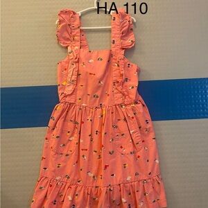 Hanna Andersson Pink Ruffled Tiered Sundress